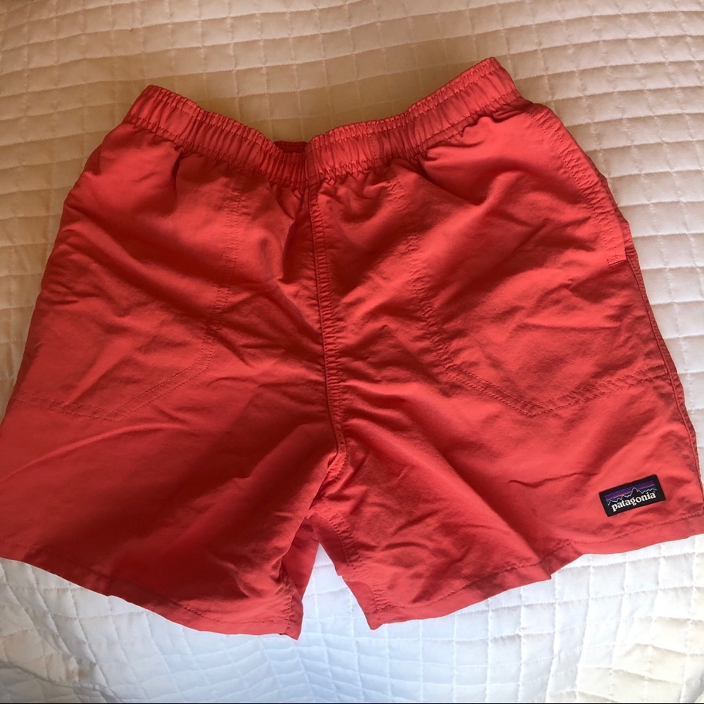 Coral Patagonia Boy Swim Shorts